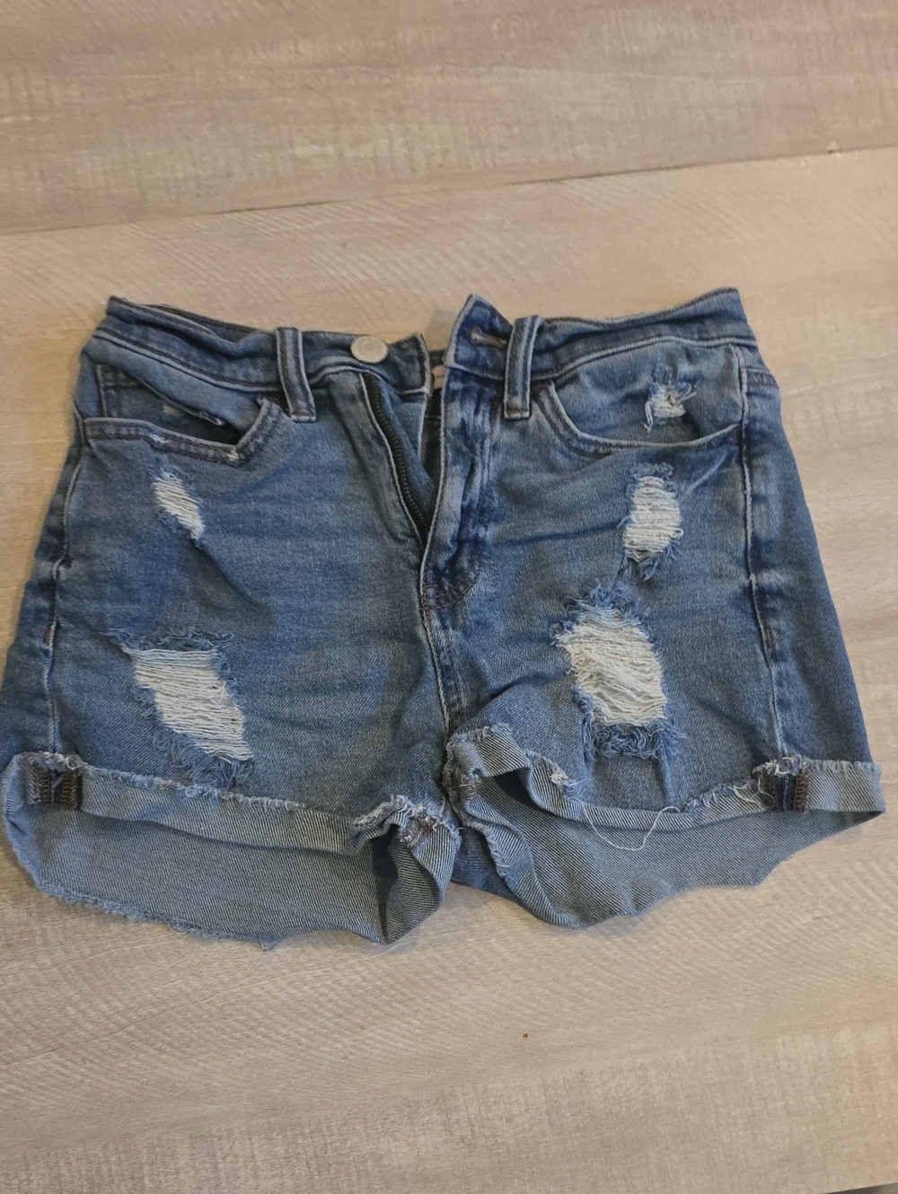 SO Distressed Jean Shorts